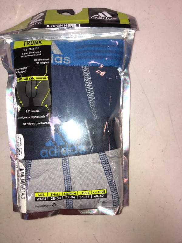 Photo 2 of adidas Men's Sport Performance Trunk Underwear (2-Pack), SIZE XL