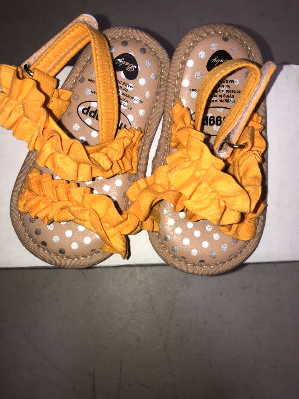 Photo 1 of Baby Girl Sandals Summer Crib Shoes Bowknot Soft Sole Infant Girls Princess Dress Flats First Walker Shoes