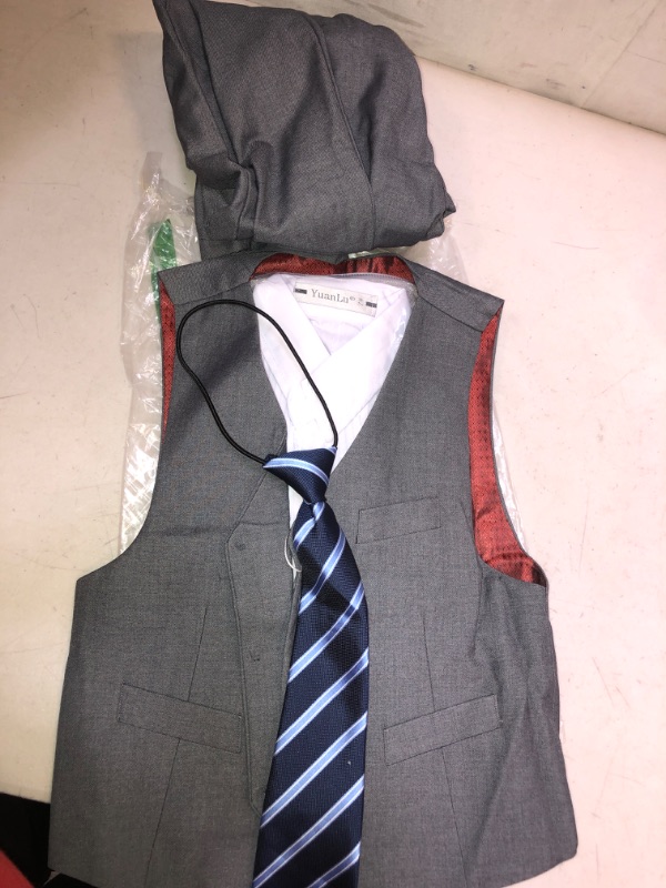 Photo 2 of Boihedy Boys Dress Suit Formal Vest and Pant Set, SIZE 7