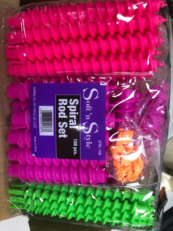 Photo 2 of Burmax Soft 'n Style 108 Piece Spiral Rod Set