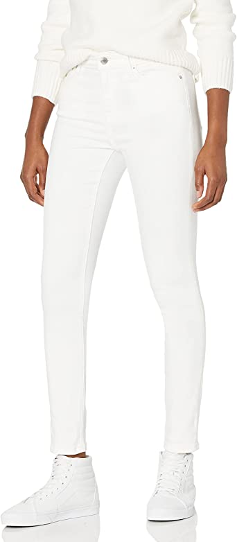 Photo 1 of Amazon Brand - Amazon Essentials Women's Mid-Rise Skinny Jean. SIZE 4