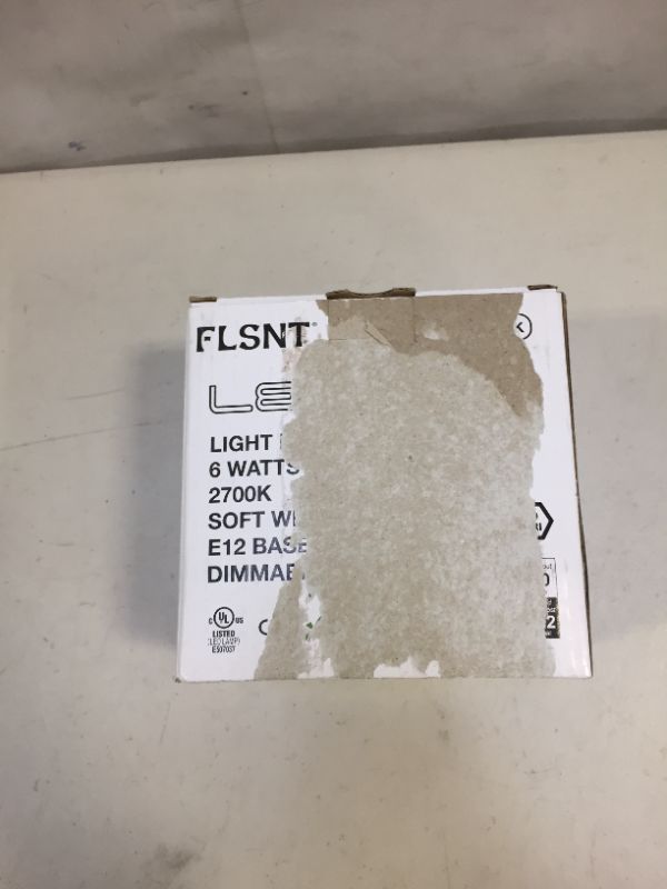 Photo 2 of FLSNT 75W Equivalent LED B13 E12 Candelabra Base Bulbs