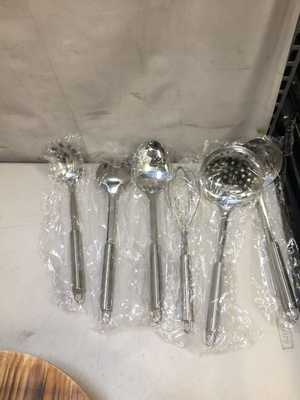 Photo 1 of 12.6"Carbon Steel Wok - 11Pcs Woks and Stir Fry Pans with Wooden Handle and Lid