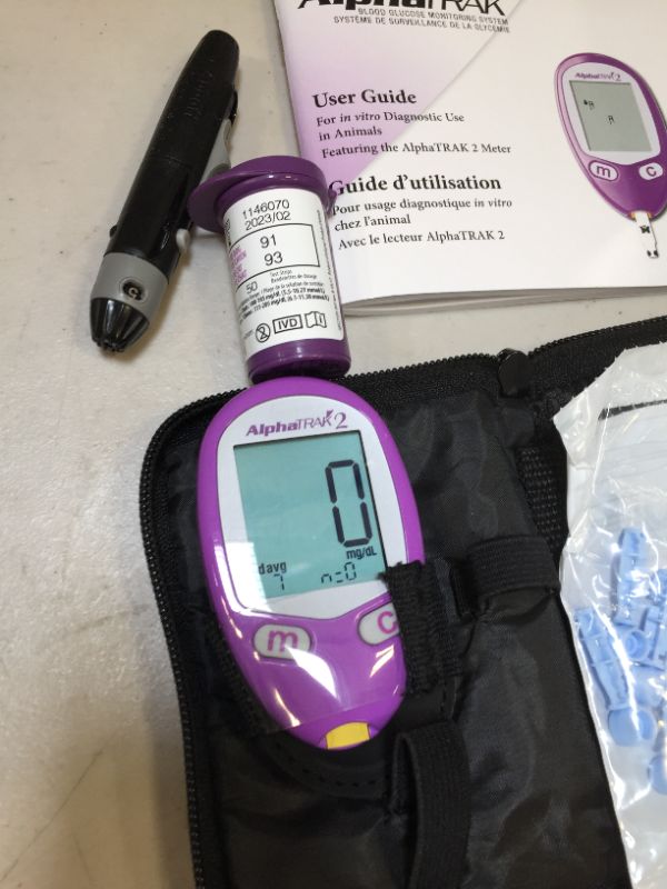 Photo 7 of AlphaTRAK 2 Veterinary Blood Glucose Monitoring Meter Kit