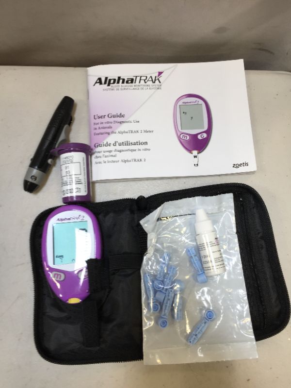 Photo 4 of AlphaTRAK 2 Veterinary Blood Glucose Monitoring Meter Kit