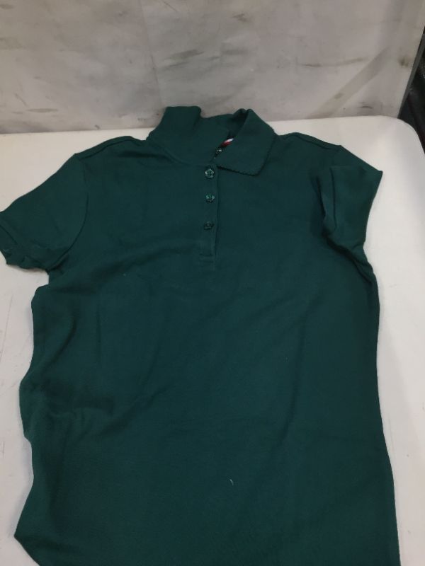 Photo 2 of French Toast Girls' Short Sleeve Picot Collar Polo Shirt (Standard and Plus)
SIZE XL 