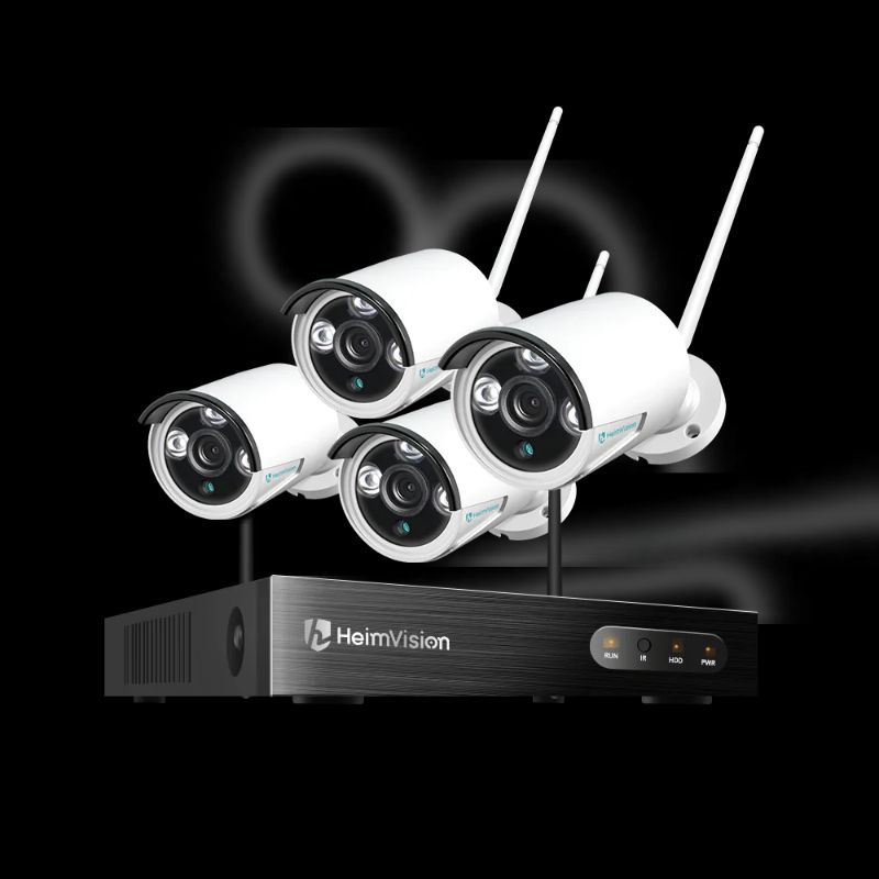 Photo 1 of HeimVision HM241 Security System 8CH 1080P NVR / 4 960P Cameras / IP66 Waterproof / Motion Detection & Email Alert / Night Vision / WiFi /  Instant Alert / Easy Setup-Plug & Paly