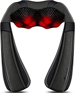 Photo 1 of Mirakel Neck Massager, Back Massager with Heat, Electric Shoulder Massager, Shiatsu Back Neck Massager Relief Back Pain, Neck Pain, Back and Neck Massager Birthday Gifts-**ITEM IS GRAY** PICTURE FOR REFERENCE ONLY
