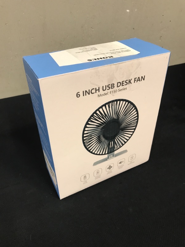 Photo 2 of SLENPET 6 inch USB Desk Fan