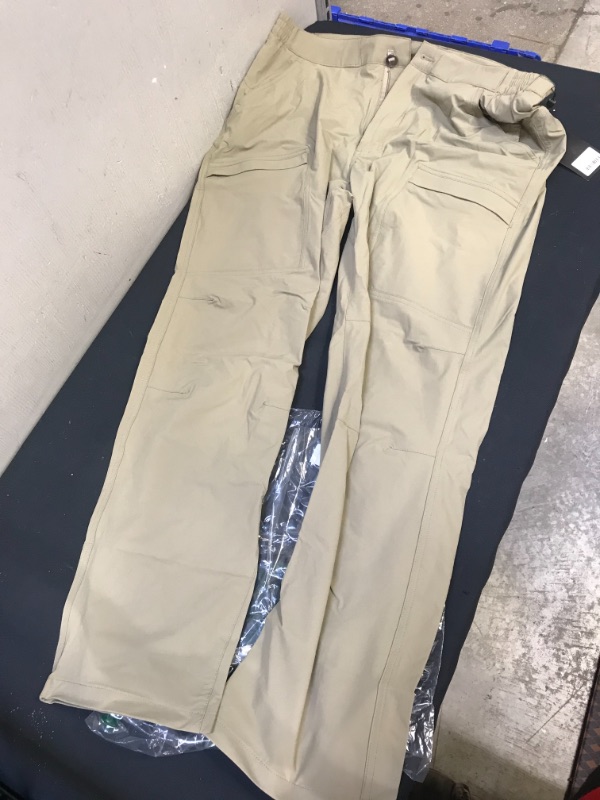 Photo 3 of FREE SOLDIER Men's Outdoor Cargo Hiking Pants with Belt Lightweight Waterproof Quick Dry Tactical Pants Nylon Spandex 36x32in