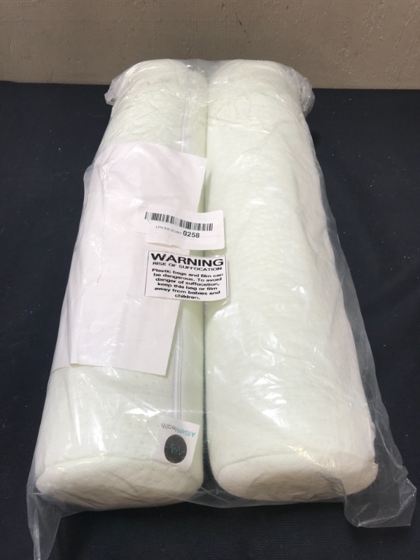 Photo 3 of 2 Pack Bamboo Cervical Neck Roll Memory Foam Pillow