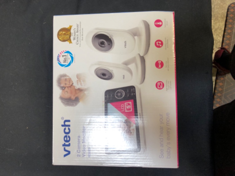 Photo 4 of [Newly Upgraded] VTech VM350-2 Video Monitor with Battery supports 12-hr Video-mode