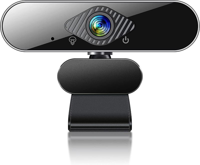 Photo 1 of 1080P HD Webcam with Microphone, Computer USB Web Camera at 1080P/30fps, 100 Wide Angles View, Plug and Play, Works with Skype, Zoom, FaceTime, Hangouts, PC/Mac/Laptop/MacBook/Tablet by FUMAX
