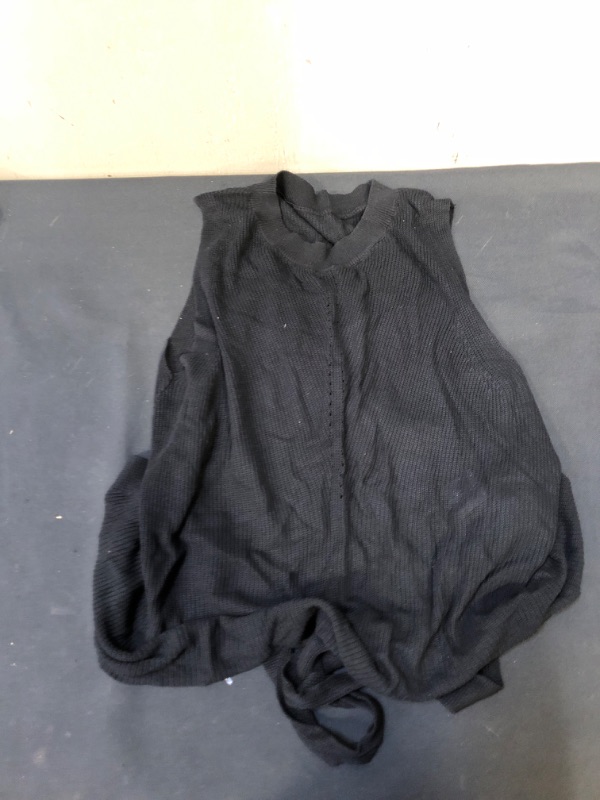Photo 1 of Cutiefox Women's Knit Tank Tops Sleeveless Summer Loose Tie Back Casual Vest Shirts Blouses, Medium
