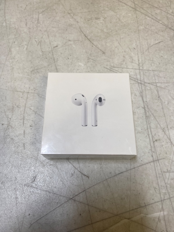 Photo 2 of Apple AirPods (2nd Generation) Wireless Earbuds with Lightning Charging Case Included. Over 24 Hours of Battery Life, Effortless Setup. Bluetooth Headphones for iPhone
