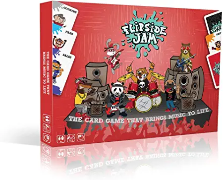 Photo 1 of Flipside Jam – The Rocking Family Card Game – Just Pick Pass Flip – It’S That Easy (Lightning Quick, Fun & Educational Board Game for Kids, Teens, Adults, Parents - Boys & Girls Ages 8 & Up)
