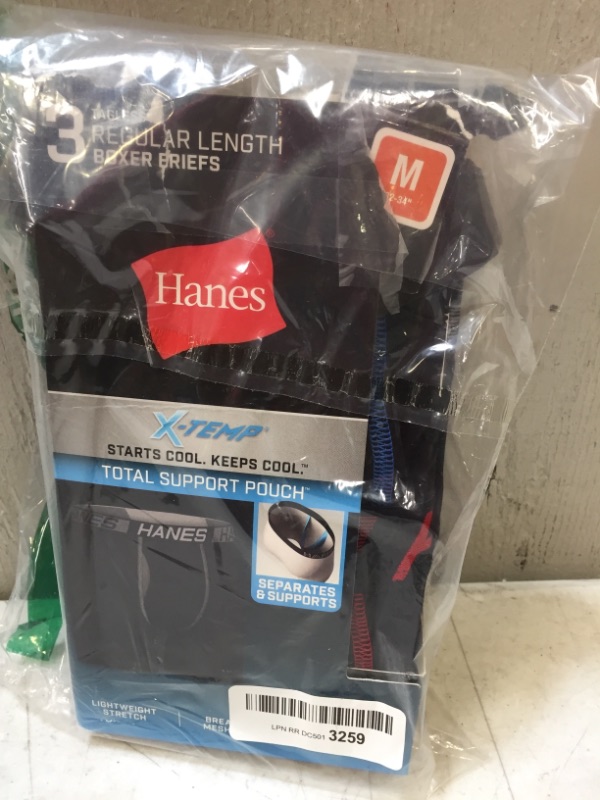 Photo 2 of Hanes Total Support Pouch Men's Boxer Briefs Pack, X-Temp Cooling, Anti-Chafing, Moisture-Wicking Underwear, Trunks Available
