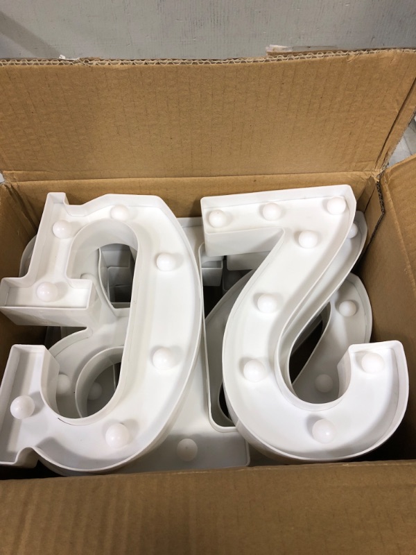 Photo 2 of 8 LED Marquee Letter Lights Grad 2022 Sign?Grad 2022 Light up Letter Numbers for Graduation Party Decorations, 2022 Graduation Decorations Party Supplies
