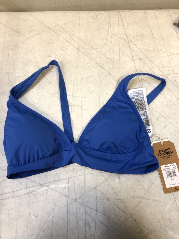 Photo 2 of Billabong Women's Classic Banded Tri Bikini TOP ONLY  SIZE M 
