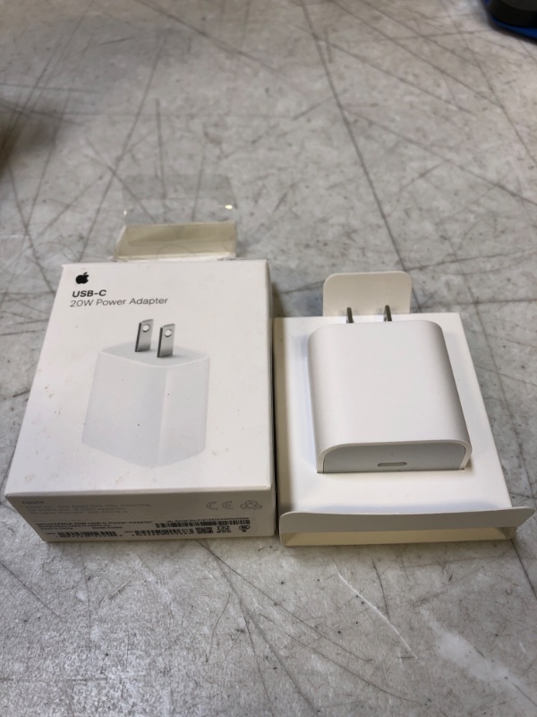 Photo 2 of Apple - 20w Usb-C Power Adapter - White