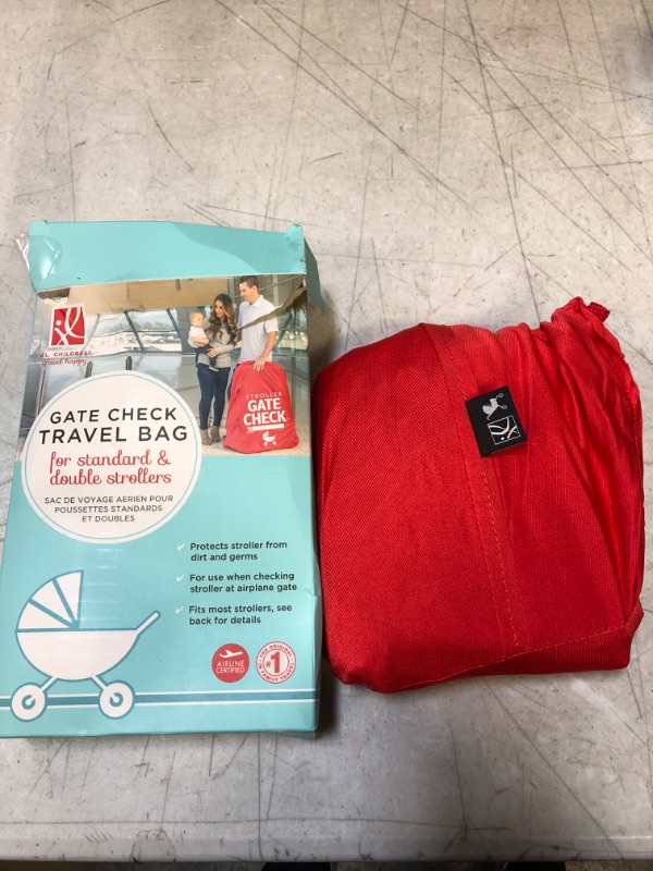 Photo 2 of J.L. Childress Gate Check Bag for Car Seats - Air Travel Bag - Fits Convertible Car Seats, Infant carriers & Booster Seats, Red
