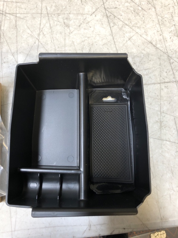 Photo 2 of EDBETOS Center Console Organizer Tray Compatible with 2011-2018 Jeep Wrangler JK/JKU Rubicon Sport Sahara Accessories Armrest Storage Glove Box 
