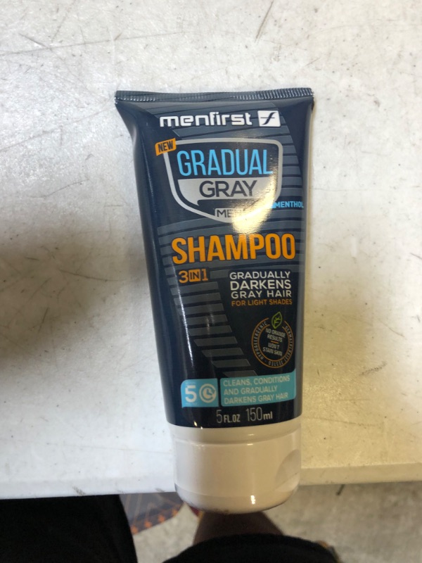 Photo 1 of MENFIRST Gradual Gray 3-in-1 Grey Hair Reducing SHAMPOO For Men with Light Shades