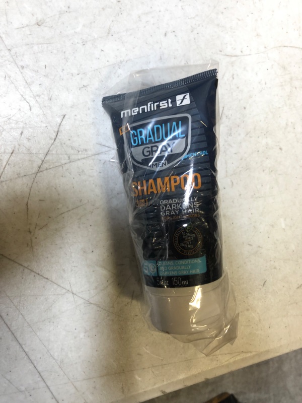 Photo 1 of MENFIRST Gradual Gray 3-in-1 Grey Hair Reducing SHAMPOO For Men with Light Shades