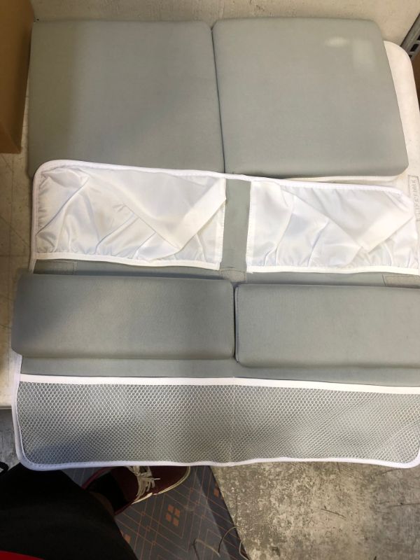 Photo 1 of Comfortable Bath Kneeler and Elbow Kneeling Rest Pad for Baby Bathing Parents - Painless Foam Mat with Toy Organizer Pockets - Quick Drying, Foldable, Non-Slip for Baby and Toddler Bathing
