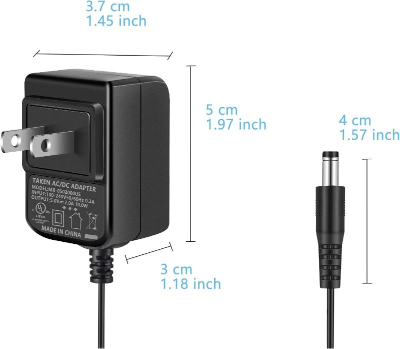 Photo 1 of 12V AC DC Power Supply Adapter Compatible with Dymo LabelManager 260P  Desktop Label Printer Charging Cord 
