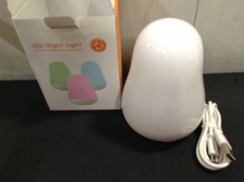 Photo 1 of Luposwiten Night Light for Kids with Touch Sensor Control and Color Changing Mode | Night Lights for Kids Room with 1 Hour Timer Up to 80H, White