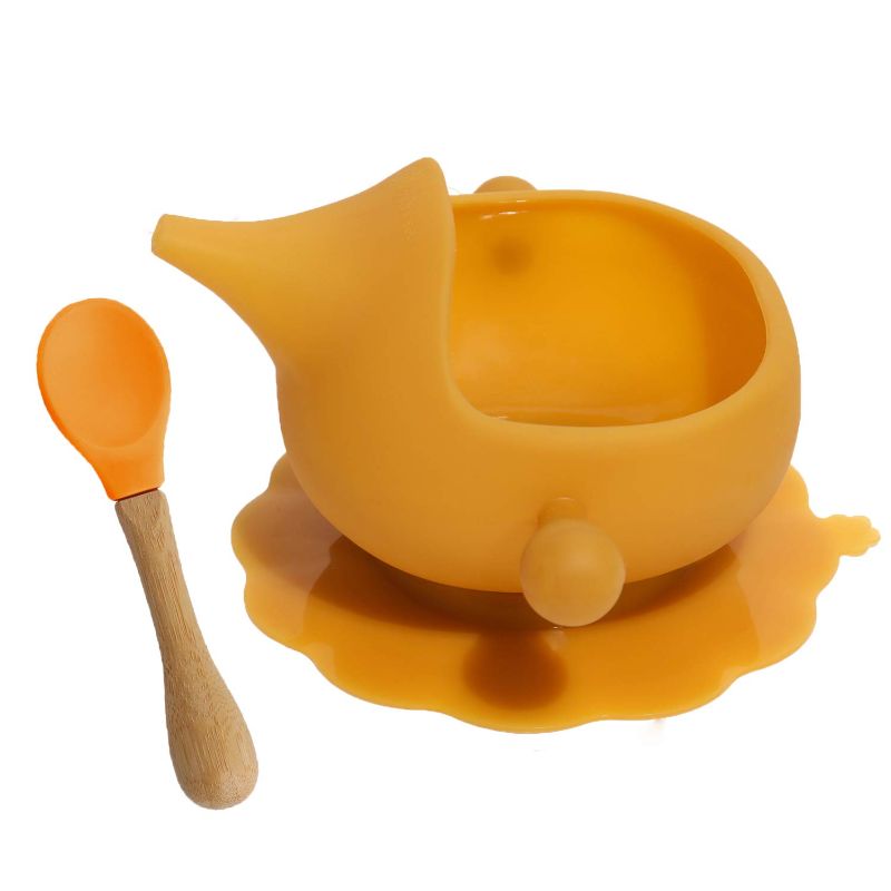 Photo 1 of Dadious Baby Bowls with Suction Silicone?BPA Free?Removable Silicone Suction Cup?Suitable for 4,6-18 Months Old Infant Bowl?and More?Rubber?
