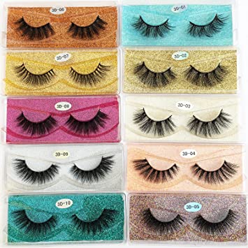 Photo 1 of Eyelashes Bluk Wholesale 3D Faux Mink Eyelashes 100 Pairs False Eyelashes Natural Look Fluffy Fake Eyelashes Pack
