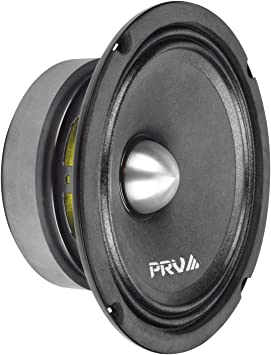 Photo 1 of PRV AUDIO 6.5 Inch Midrange Bullet Speaker 6MR400-4 Bullet, 4 Ohm High Performance Car Audio Loudspeaker, 400 Watts Program Power, 1.5 in Voice Coil 200 Watts RMS, High Output Sound
