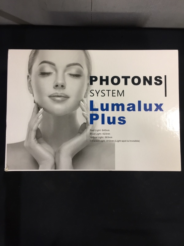 Photo 2 of Lumalux PlusFace Photon Red Light Therapy For Healthy Skin Rejuvenation Collagen, Anti Aging, Wrinkles, Scarring Korean Skin Care, Facial Skin Care Machine 2018 Hot
