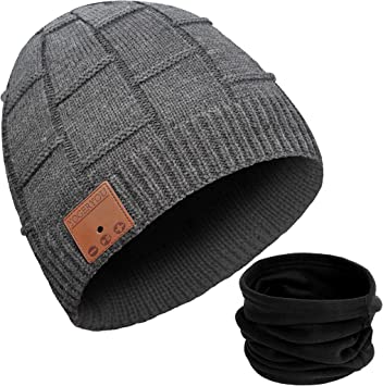 Photo 1 of Bluetooth Beanie Hat Christmas Stocking Stuffers Unique Gifts for Men Women (Dark Gray)
