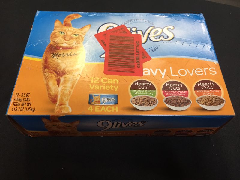 Photo 2 of 9Lives Variety Pack Favorites Wet Cat Food, 5.5 Ounce Cans - BEST BY DATE WAS MAR 05 2022 -