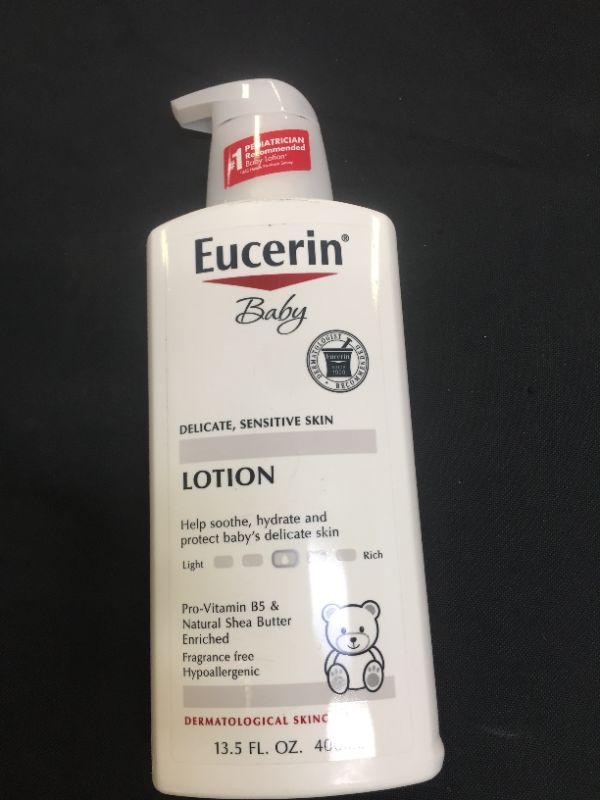 Photo 2 of Eucerin, Baby, Lotion, Fragrance Free, 13.5 fl oz (400 ml)
