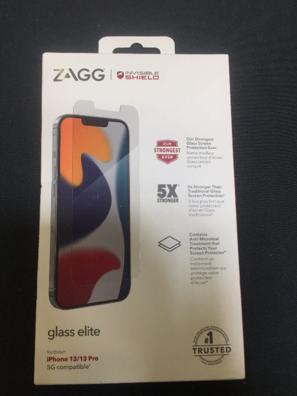 Photo 2 of ZAGG Apple iPhone 13/13 Pro InvisibleShield Glass Elite Screen Protector