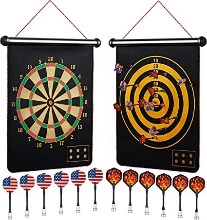 Photo 1 of Anmmy Pro Magnetic Dart Board Double-Sided,for All Ages, Best Toy Gift for Kids and Teen, Excellent Indoor Sports, Party Family Games.
