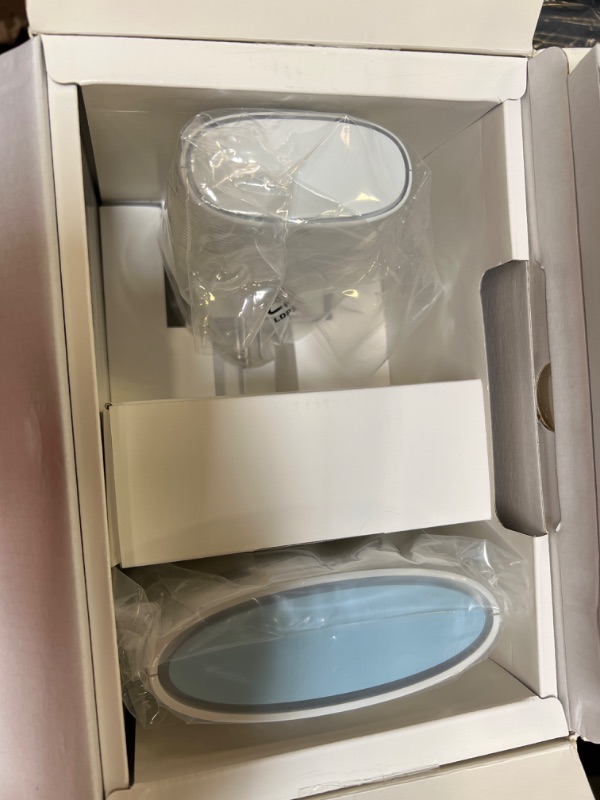 Photo 2 of NETGEAR Orbi Compact Wall-Plug Whole Home Mesh WiFi System - WiFi router and wall-plug satellite extender with speeds up to 2.2 Gbps over 3,500 sq. feet, AC2200 (RBK20W)
