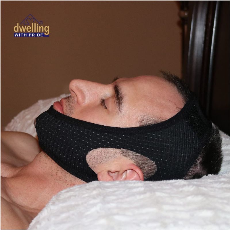 Photo 1 of Anti Snore Chin Strap | Anti-Dry Mouth Chin Strap for CPAP Users | Stop Noise | Snoreless Sleeping Solution for Men and Women | Breathing Aid for Snoring
