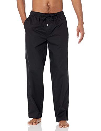 Photo 1 of Amazon Essentials Men's Straight-Fit Woven Pajama Pant - MEDIUM -