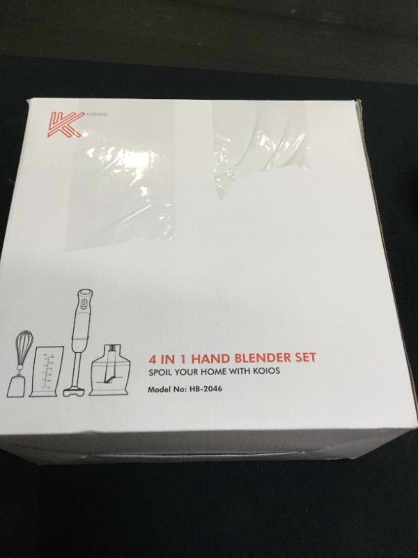 Photo 2 of ****MISSING  PARTS****KOIOS 800W 4-in-1 Multifunctional Hand Immersion Blender