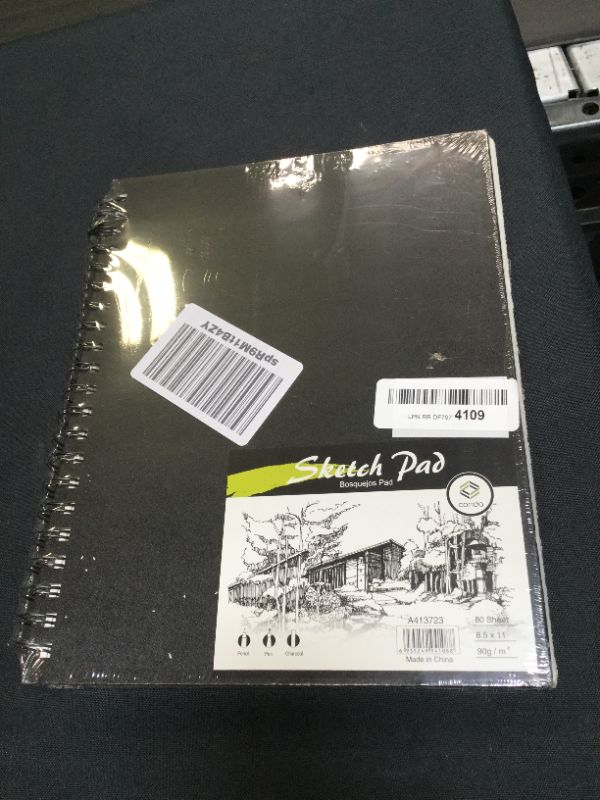 Photo 2 of 
conda 8.5"x11" Hardbound Sketch Book, Double-Sided Hardcover Sketchbook, Spiral Sketch Pad, Durable Acid Free Drawing Art Paper for Kids & Adults
