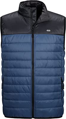 Photo 1 of 33,000ft Men's Lightweight Packable Insulated Puffer Vest Outerwear, Warm Winter Sleeveless Jacket for Golf Running size m 