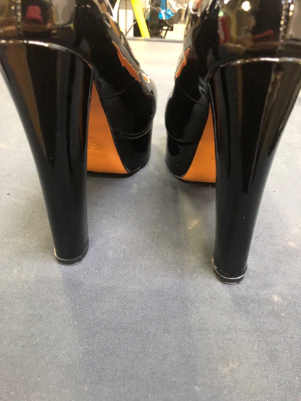 Photo 6 of Yolkomo Women's Chunky High Heels Platform Mary Jane Pumps 11 
