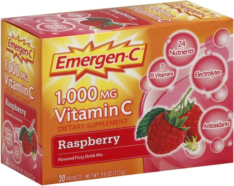 Photo 1 of Alacer Emergen C Raspberry 30 Pkt. EXP 10/2022
