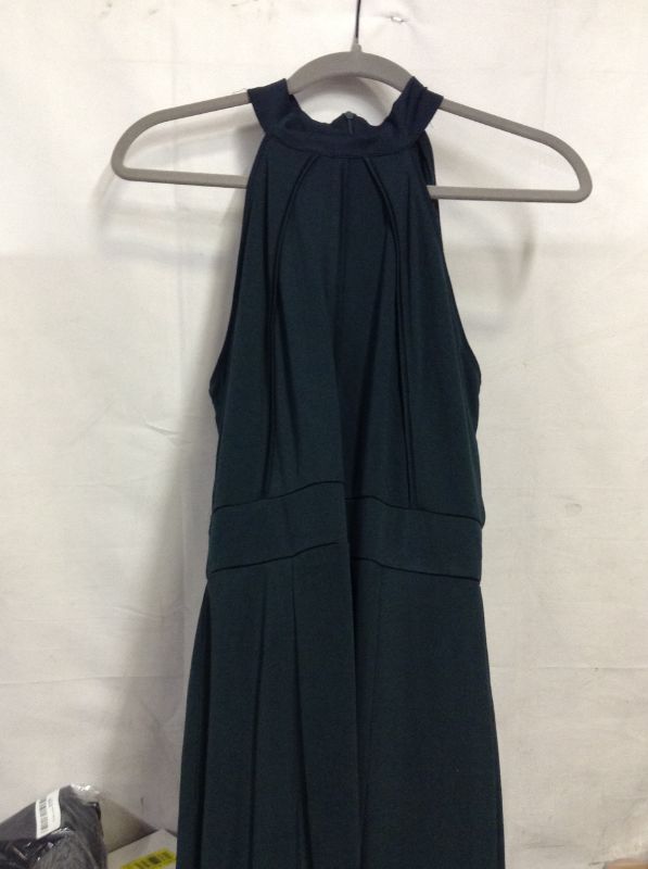 Photo 1 of Berydress Women's Elegant Chic Halter Neck Sleeveless Solid Stretchy Wedding Guest Mermaid Long Evening Dress SIZE LARGE 
