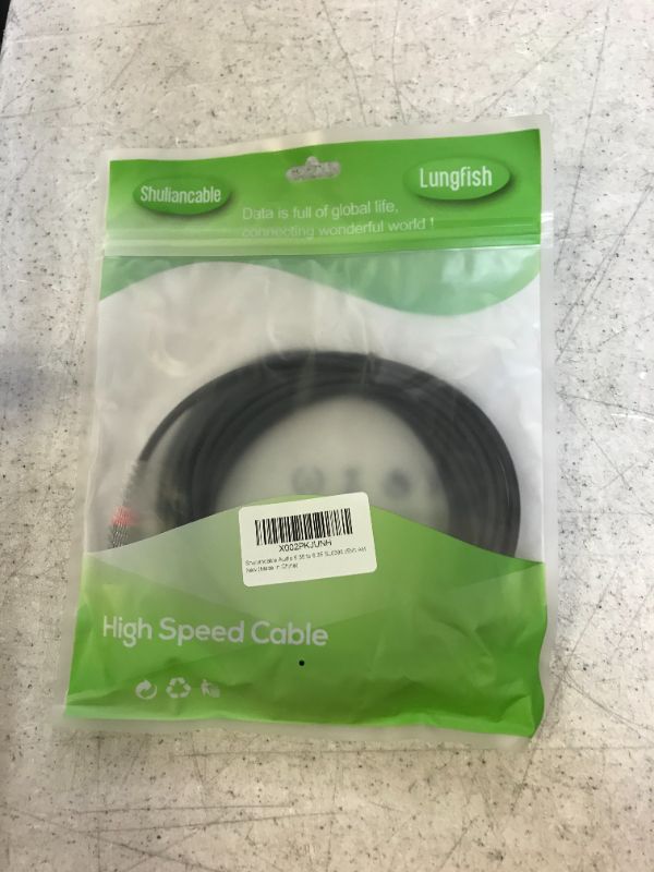 Photo 2 of SHULIANCABLE Guitar Instrument Cable, 6.35mm (1/4) TRS to 6.35mm (1/4) TRS Stereo Audio Cable for Electric Guitar,Mandolin, Bass, Amplifier, Keyboard, Mixing Desks (15Ft/5M)
